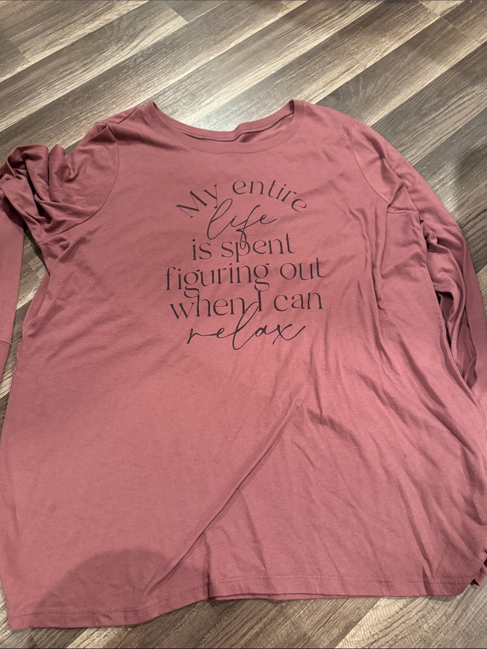 torrid Rose Mauve Long Sleeve Graphic Top